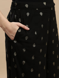 De Moza Women Festive Palazzo Black