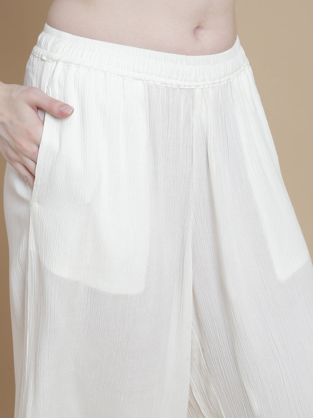 De Moza Women's Co-ords Offwhite - De Moza