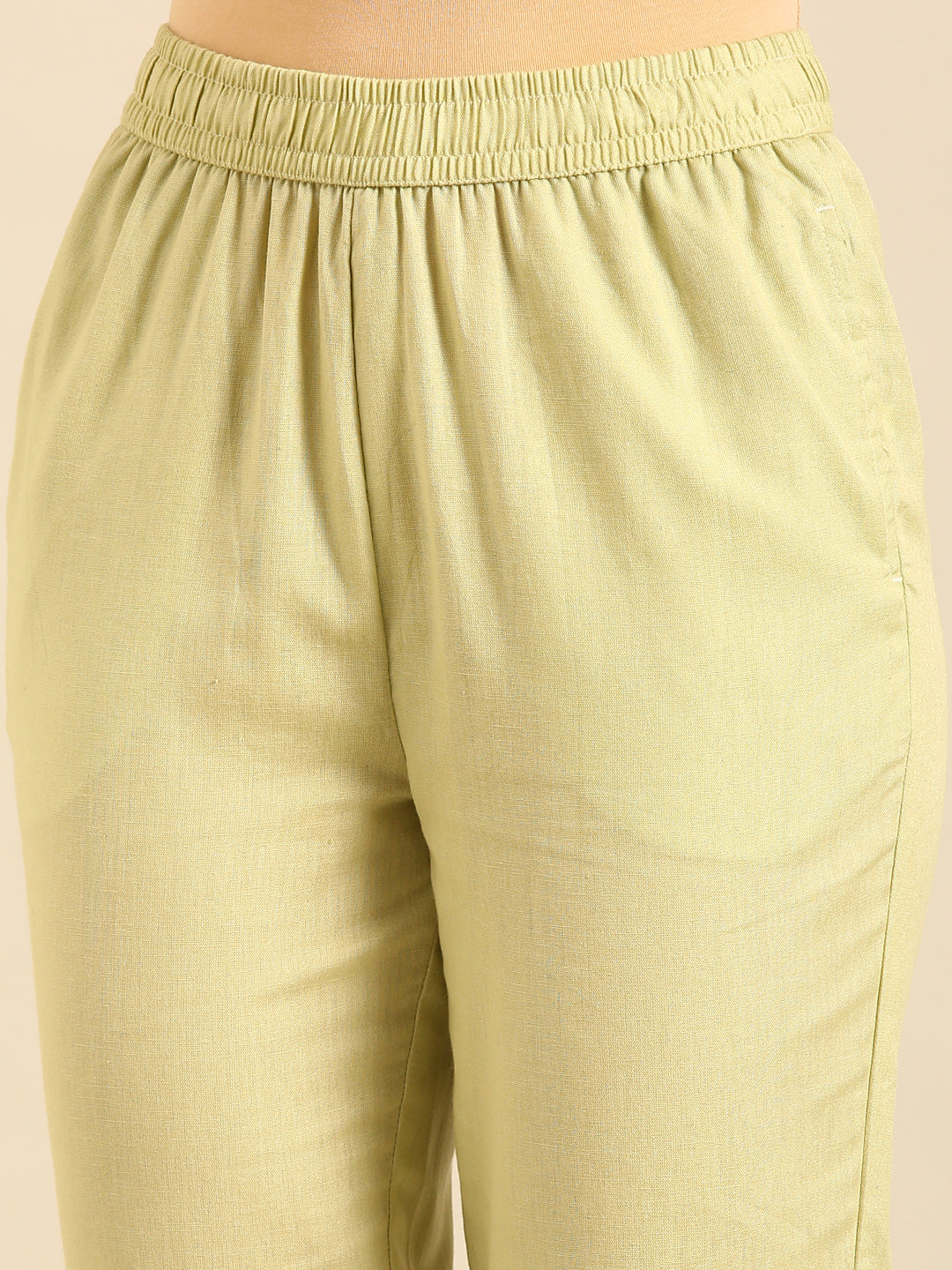 Cigarette Pants-Mint Green - De Moza