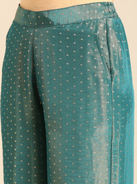 Palazzo Polka Dots-Teal - De Moza