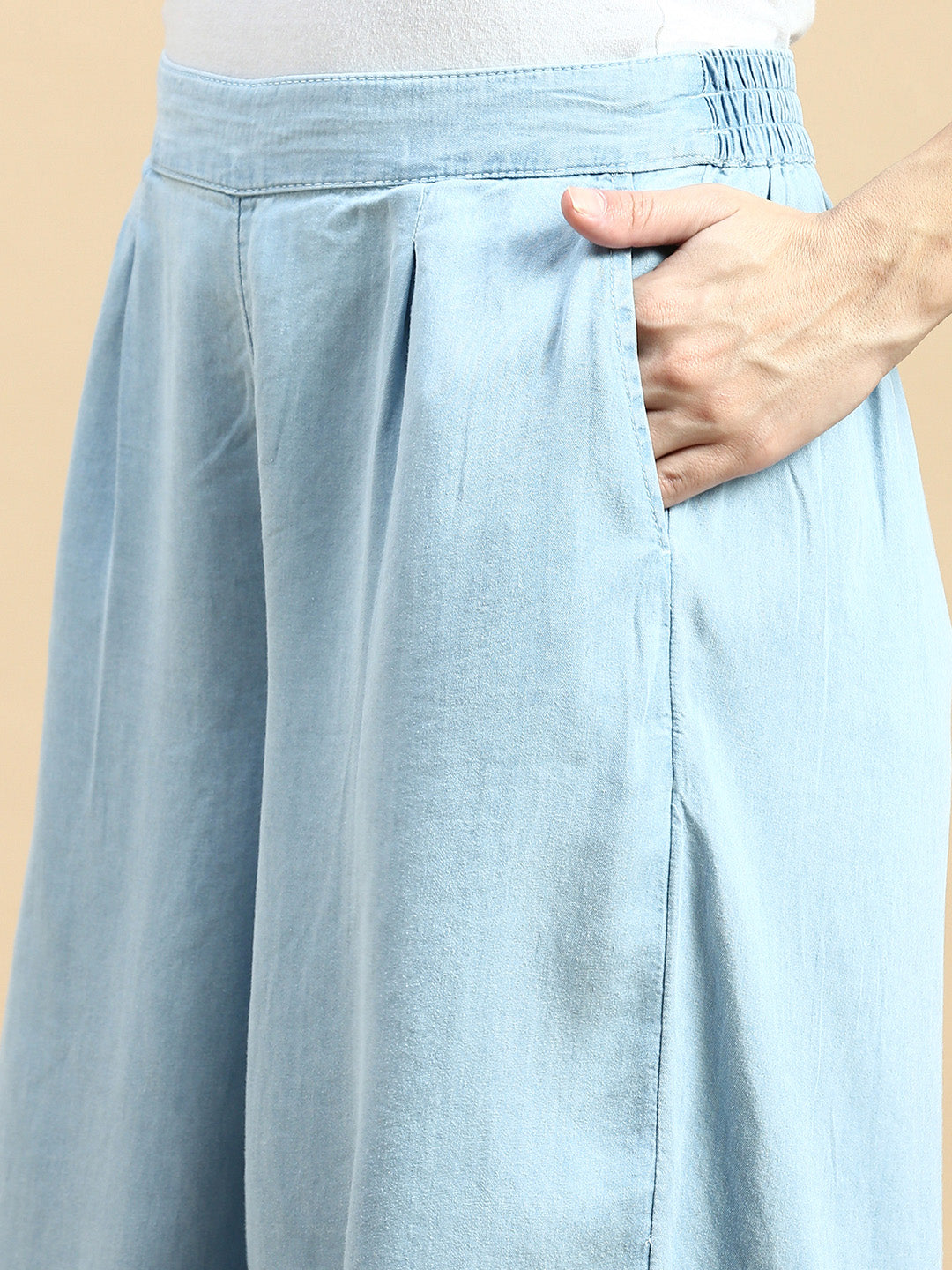Culottes-Ice Blue - De Moza