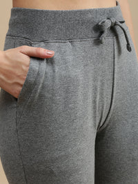 De Moza Women Athleisure Pants Anthra Melange