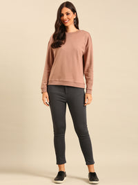 Sweatshirt-Tan - De Moza