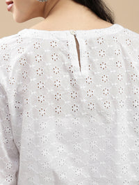 De Moza Women Casual Top White