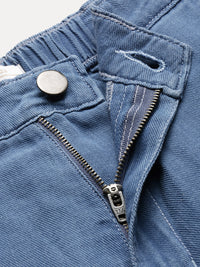 Wide Leg Pant-Ice Blue