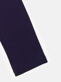 De Moza Girls 3/4th Leggings Dark Navy Blue