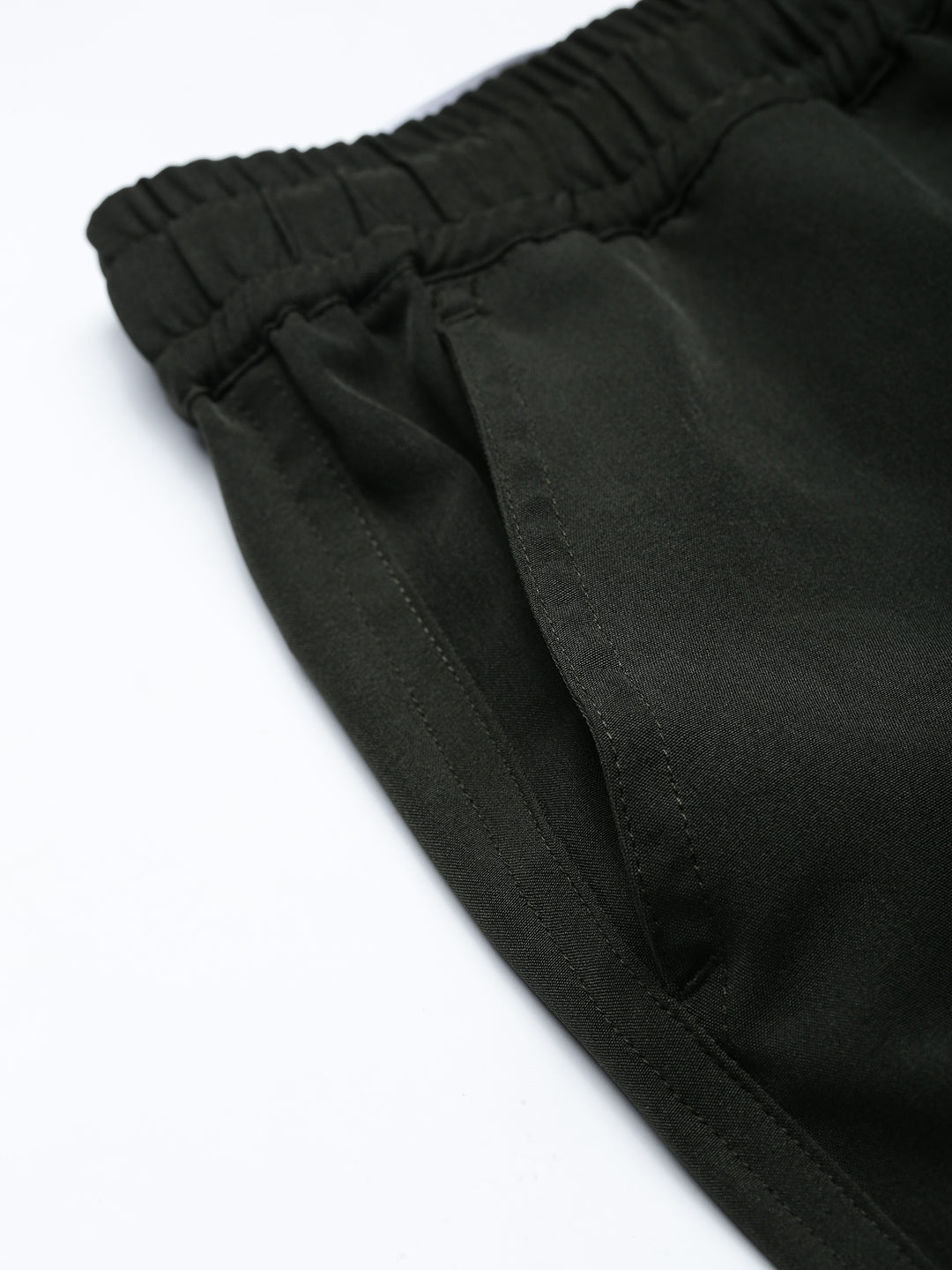 De Moza Women Casual Pants Olive Green