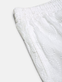 De Moza Women Casual Palazzo White