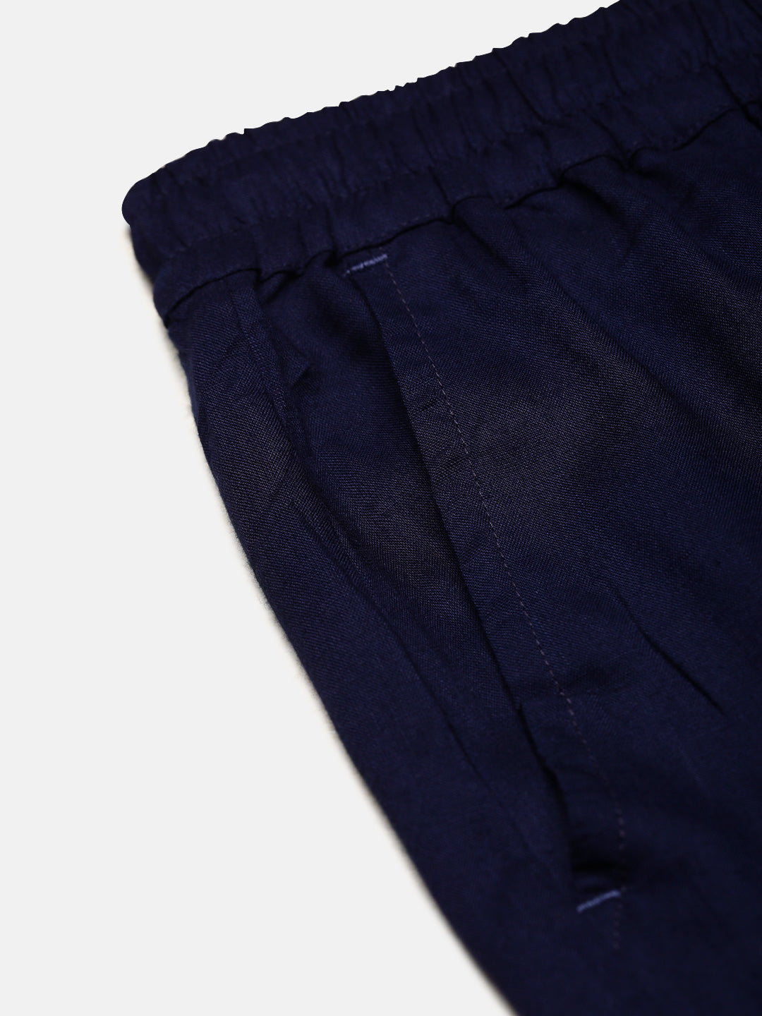 De Moza Women Casual Pants Dark Navy Blue