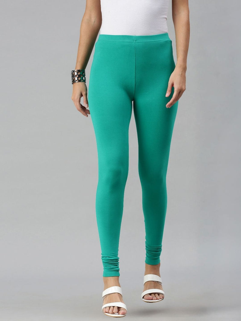 Churidar Leggings Emerald Green - De Moza
