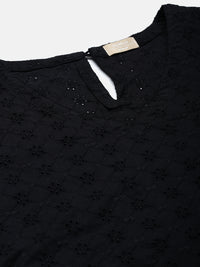 De Moza Women Casual Top Black