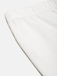 De Moza Women Casual Leggings Offwhite
