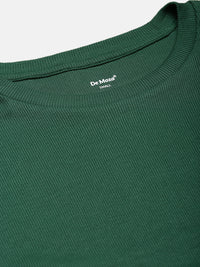 De Moza Women Casual Top Dark Green