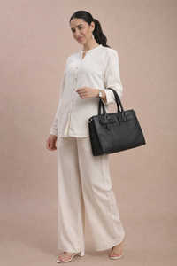 De Moza Women Casual Palazzo Natural - De Moza