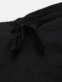 Straight Pant-Black - De Moza