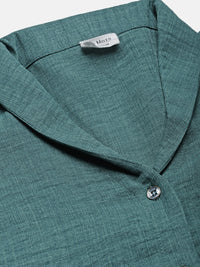 De Moza Women Casual Top Dark Teal