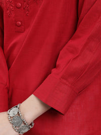 De Moza Women Casual Top Red