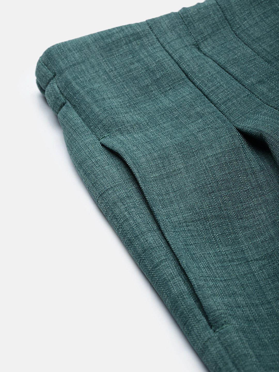 De Moza Women Casual Palazzo Dark Teal