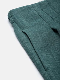 De Moza Women Casual Palazzo Dark Teal