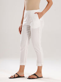 Cigarette Pant-Offwhite - De Moza
