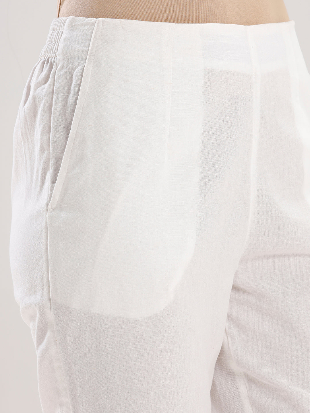 Cigarette Pant-Offwhite - De Moza