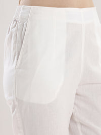 Cigarette Pant-Offwhite - De Moza