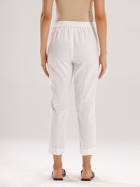 Cigarette Pant-Offwhite - De Moza