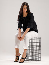 Cigarette Pant-Offwhite - De Moza