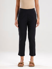 Cigarette Pant-Black - De Moza