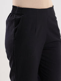 Cigarette Pant-Black - De Moza