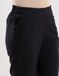 Cigarette Pant-Black
