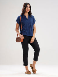 Cigarette Pant-Black - De Moza