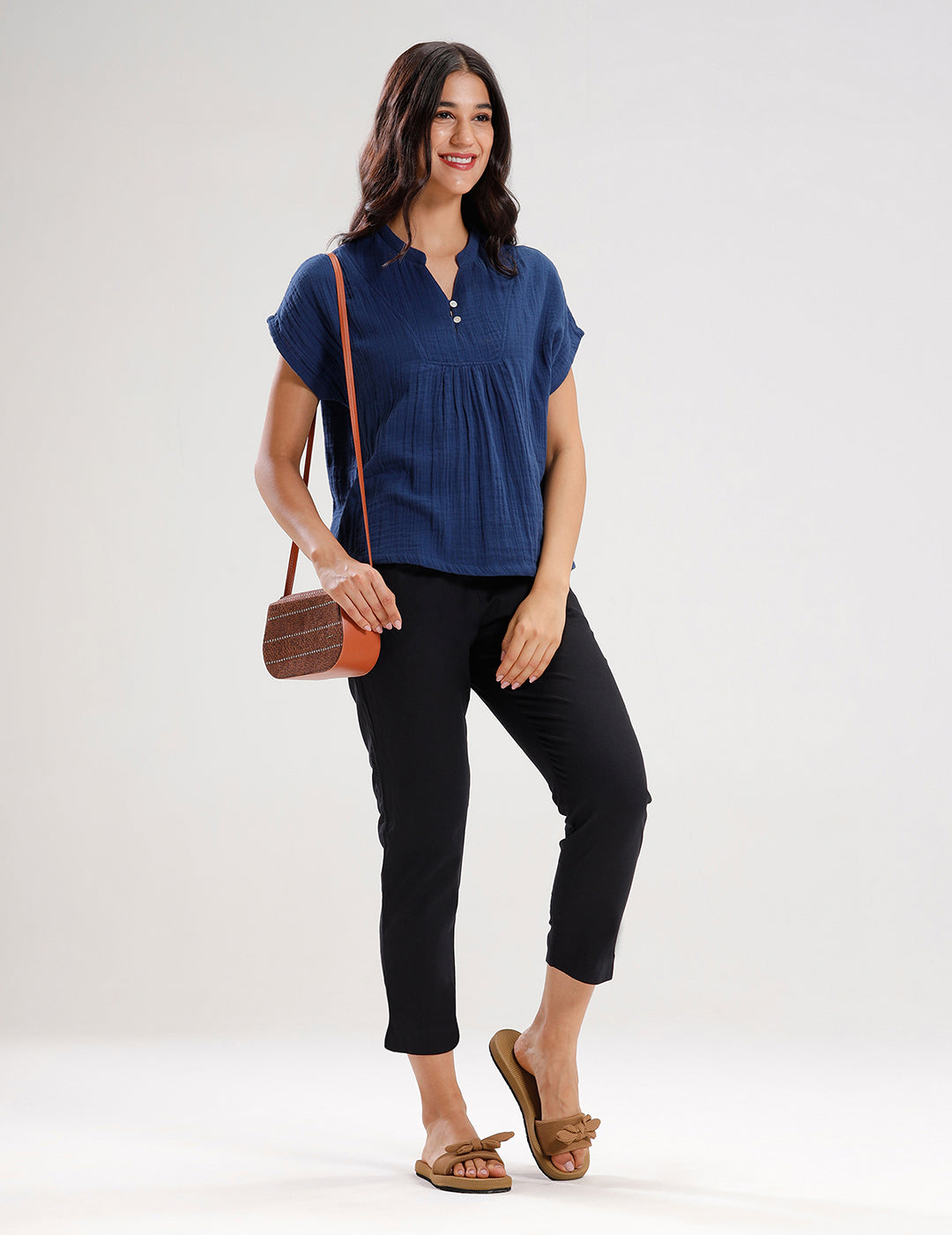 Cigarette Pant-Black