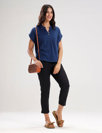 Cigarette Pant-Black