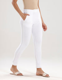 Super Stretch Kurti Pant-White