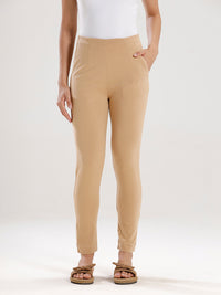 Super Stretch Kurti Pant-Skin - De Moza