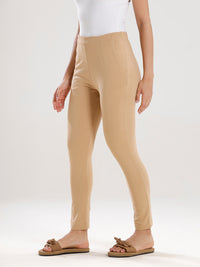 Super Stretch Kurti Pant-Skin - De Moza