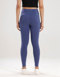 Ankle Length Leggings Cotton-True Indigo