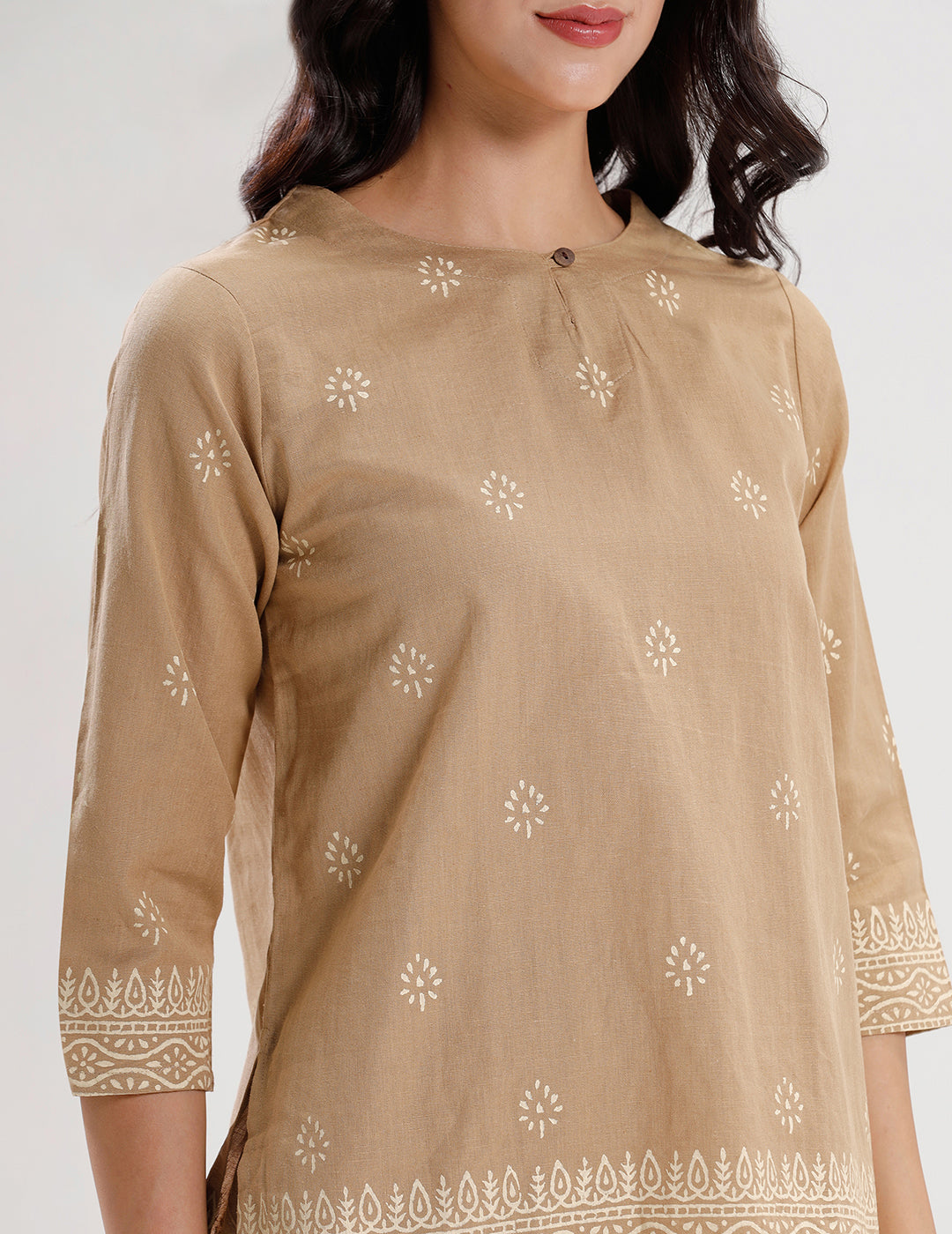 Tunic Top-Golden Beige