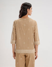 Tunic Top-Golden Beige