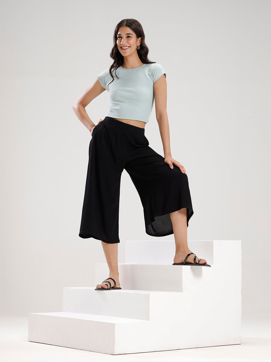 Culottes-Black - De Moza
