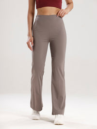 Fit & Flare Pant-Taupe - De Moza
