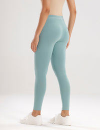 Ankle Length Leggings Viscose-Aqua Green