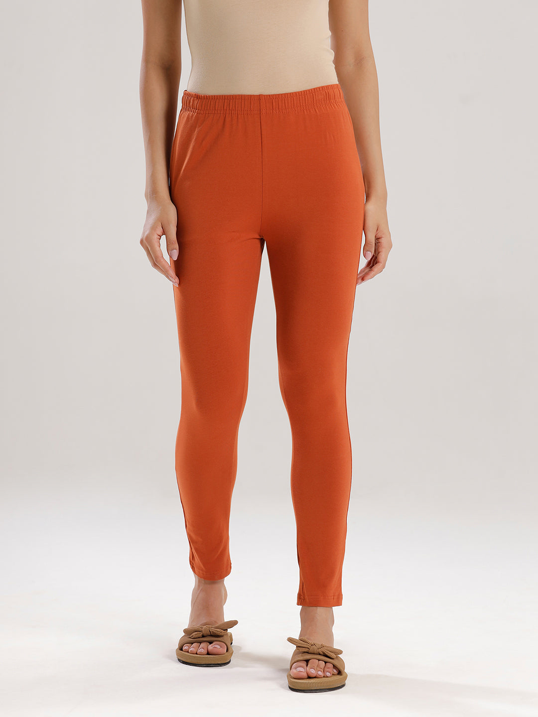 Women's Needle Pants Flame Orange - De Moza