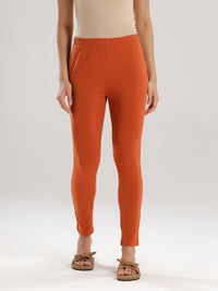Women's Needle Pants Flame Orange - De Moza