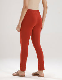 Women's Needle Pants Burnt Orange