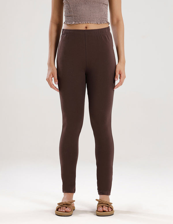 Women's Needle Pants Brown - De Moza