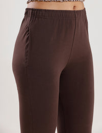 Women's Needle Pants Brown