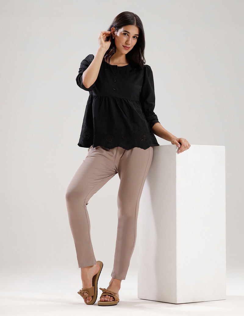 Women's Needle Pants Taupe