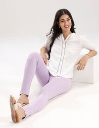 Women's Needle Pants Lilac